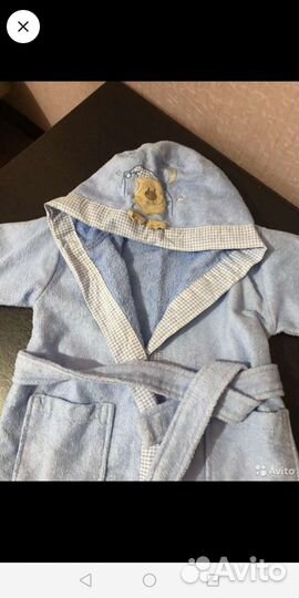 Детский махровый халат