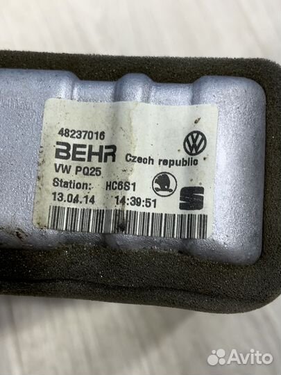 Радиатор отопителя печки Volkswagen polo 5