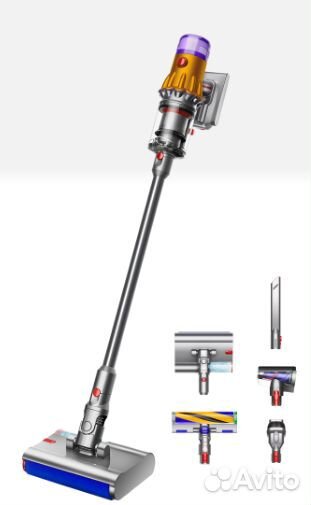 Пылесос Dyson V12S Detect Slim Yellow/Nickel