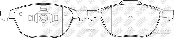 Колодки тормозные ford/mazda focus 2/3 03- пере
