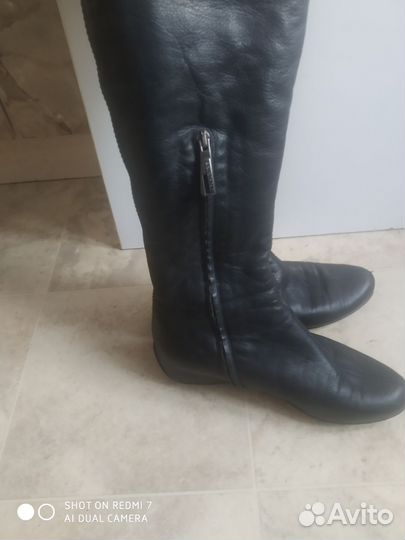 Зимние женские сапоги натуральная кожа 37