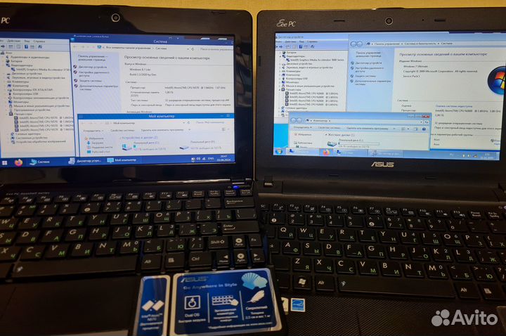 Нетбуки Asus, HP, Acer - рабочие варианты Win7,10