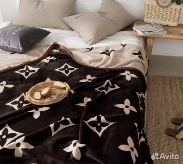 Плед chanel, плед louis vuitton