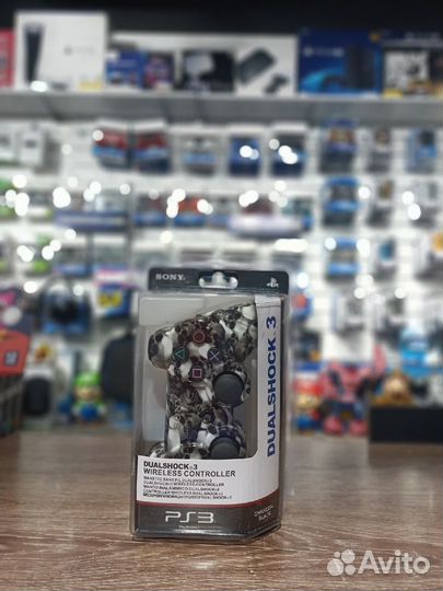 Новый Геймпад PS3 - С черепами + 3 подарка