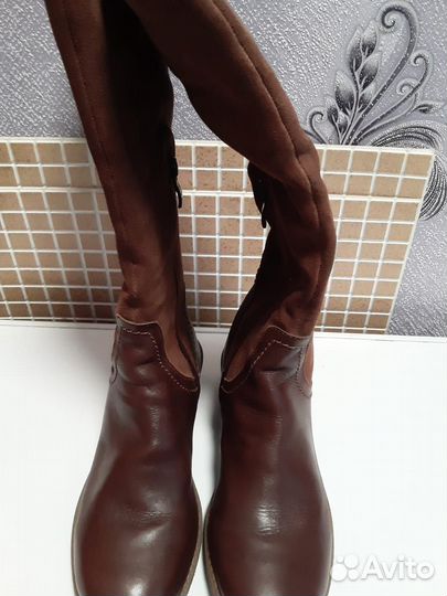 Сапоги зимние натуральная кожа