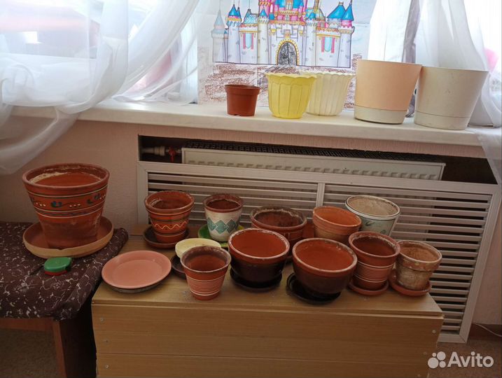 Горшки керамические для цветов