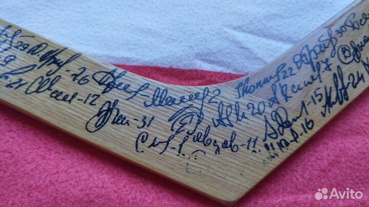 Сувенирная клюшка сборной СССР по хоккею 1990 г