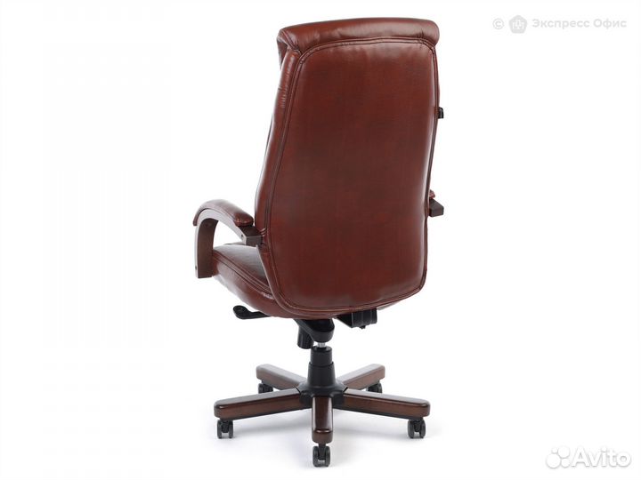 Кресло для руководителя Бюрократ T-9922walnut/chok