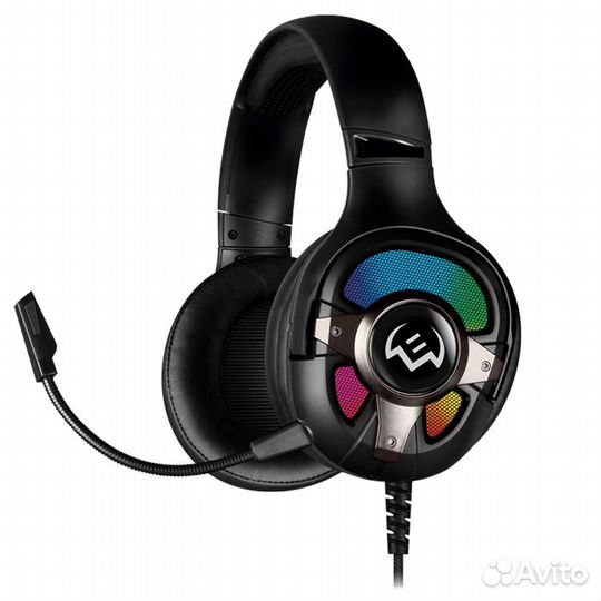 Наушники с микрофоном Sven AP-U1100MV черные, USB