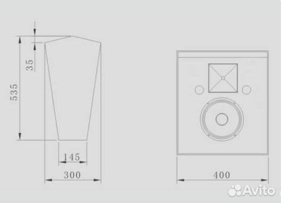 Акустическая система cinematic C-108SR