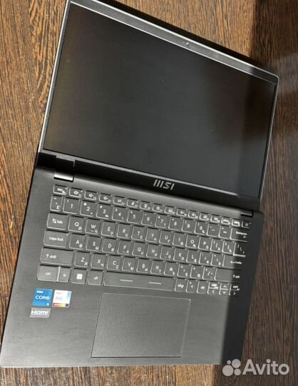 1.3кг 14дюймов 12ядер 512м2 16ддр4 ультрабук MSI