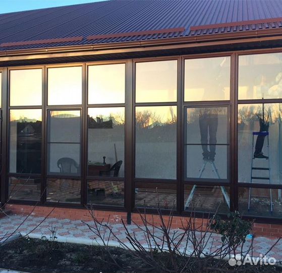 Витражные окна пвх