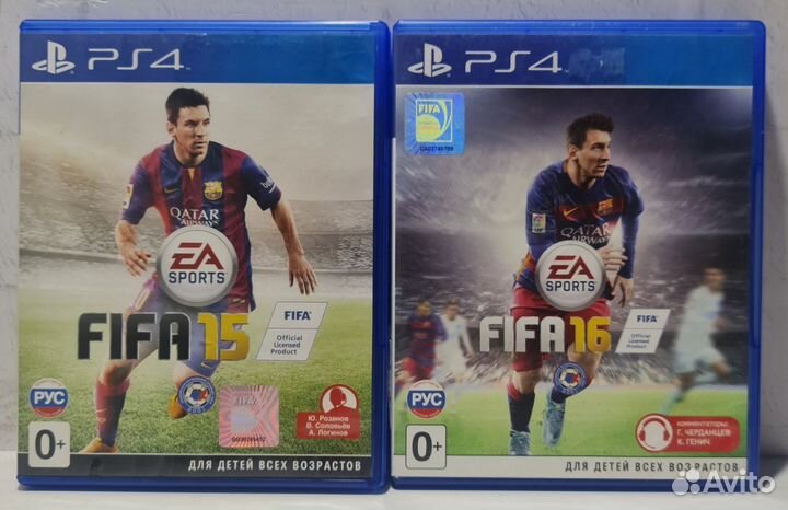 Диски для PS4 FIFA 15 \ 16