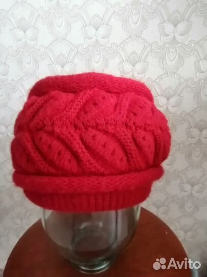 Шапка женская вязаная