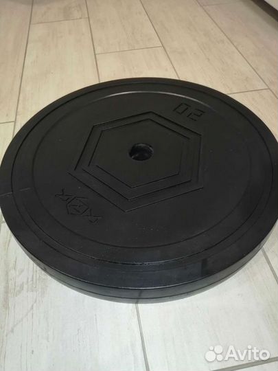 Обрезиненный диск 20 кг