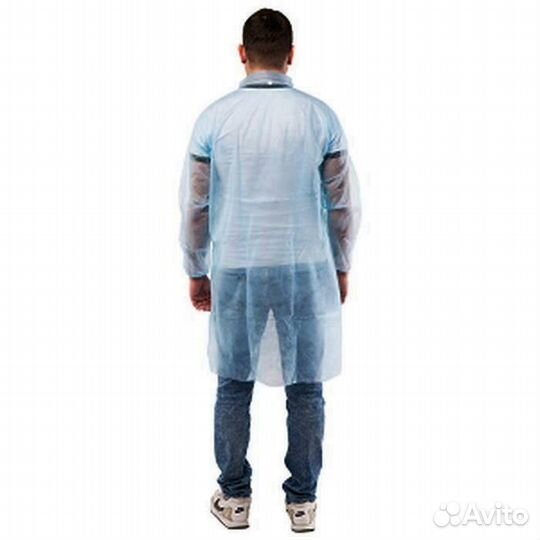 Халат одноразовый на кнопках