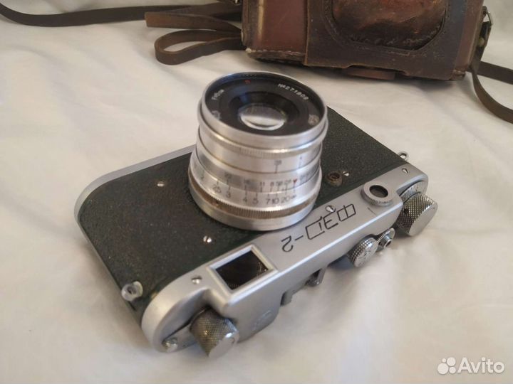 Фотоаппарат зелёный фэд-2 СССР