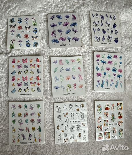 Слайдеры и наклейки для маникюра