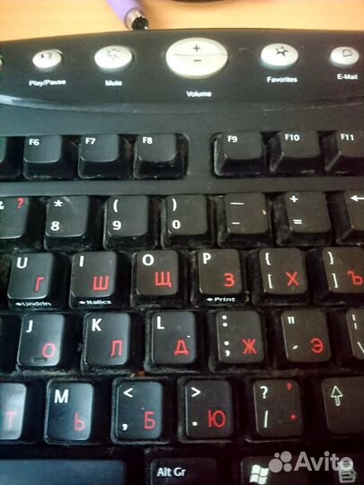 Клавиатура Logitech Keyboard Wired PS/2