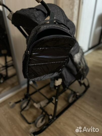 Детские санки коляска