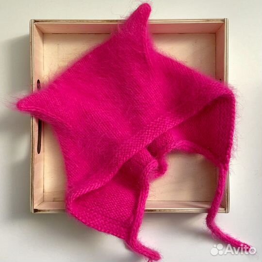 Чепчик с ушками новый