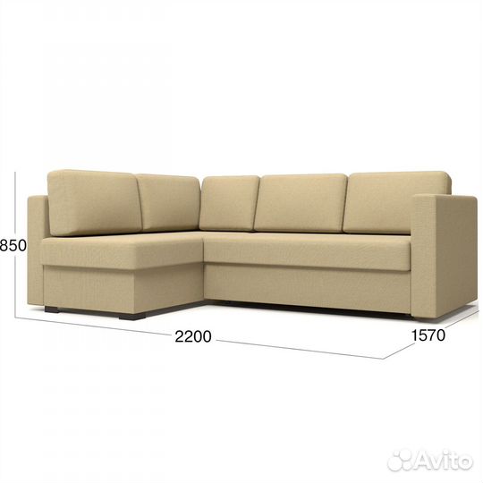 Угловой диван-кровать Beneli Джессика 2 (левый) ра