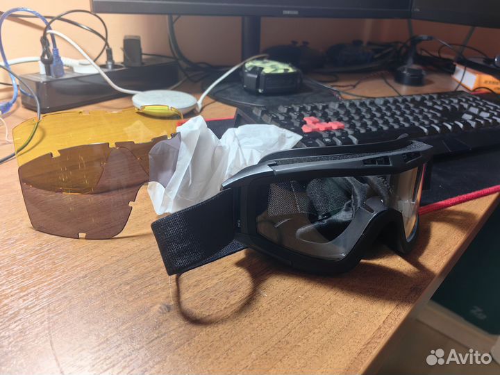 Очки защитные со сменными линзами