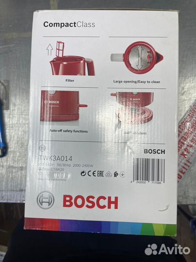 Чайник электрический bosch новый