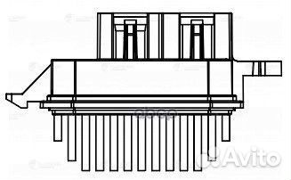 Резистор э вент. отоп. для а м Nissan Qashqai