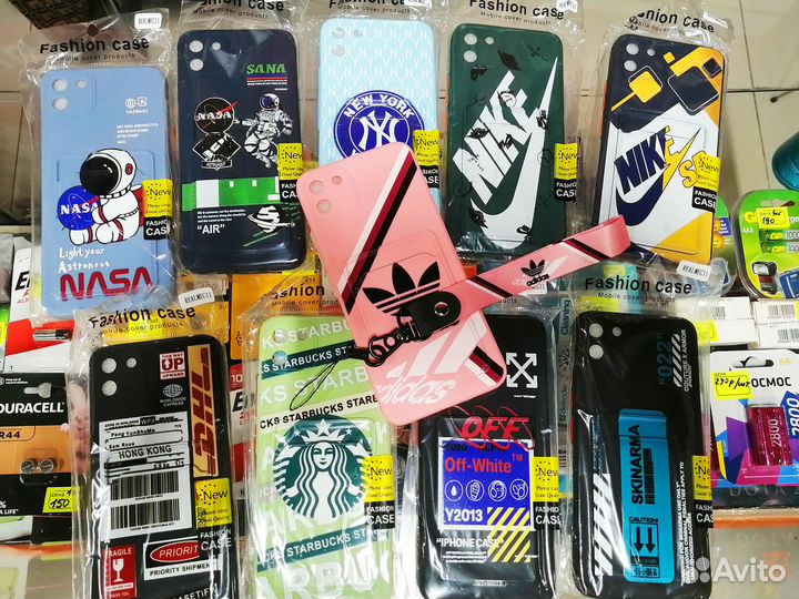 Чехлы на Realmi С11/ C21/ C35 с карманом под карту