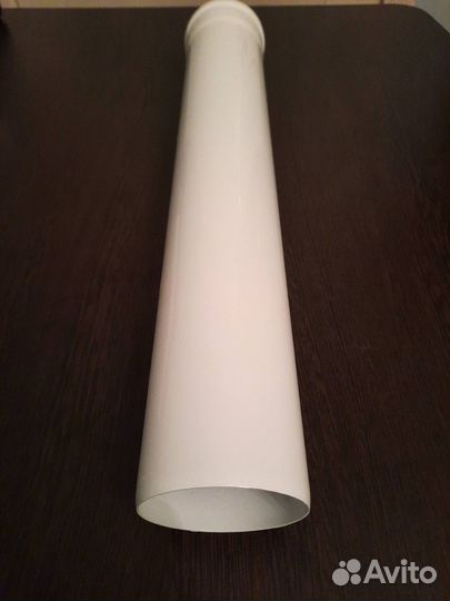 Отвод дымохода 80мм 90гр,труба 80х500мм, манжета