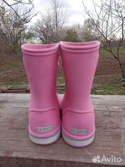 Резиновые сапоги для девочки Crocs
