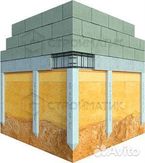 Фундаменты на забивных жб сваях - любые строения