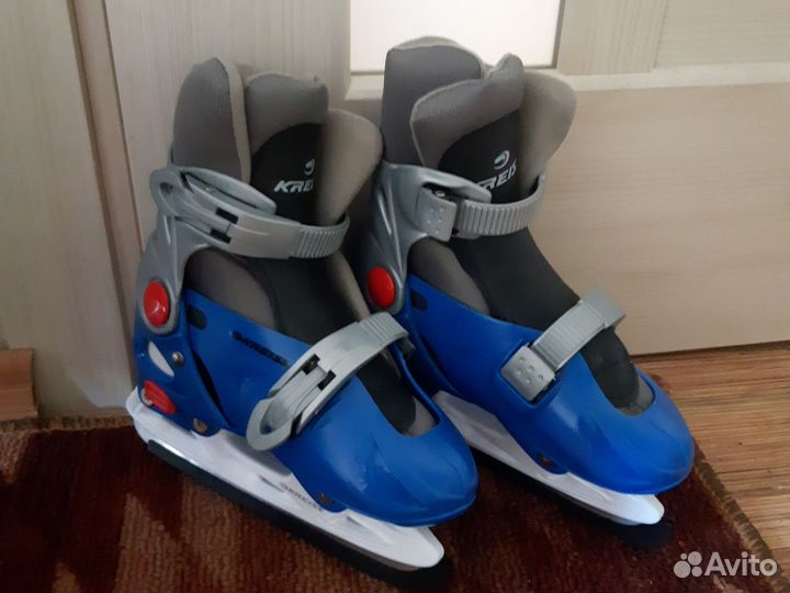 Коньки детские раздвижные, размер 29-32