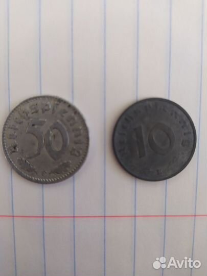 Пфенниги, с 1940 по 1944 гг