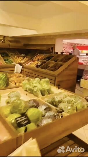 Стеллаж деревянный для овощей и фруктов