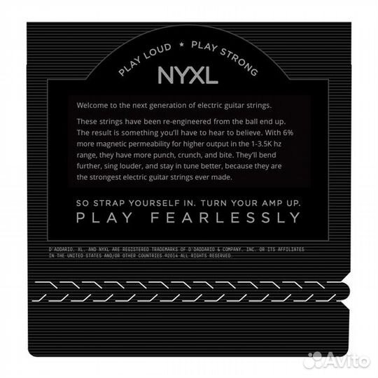 D'Addario Nyxl0946 струны для электрогитары Новые
