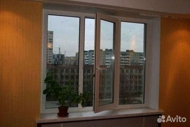 Окно пластиковое Установка