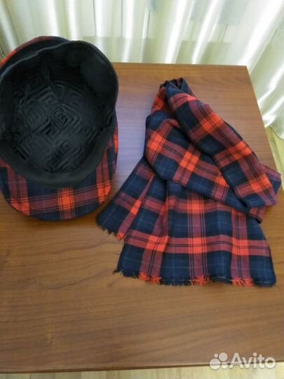 Кепка с шарфиком