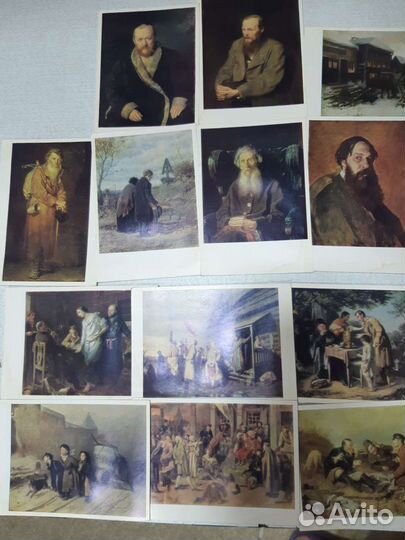 Наборы открыток картинных галерей СССР репродукции