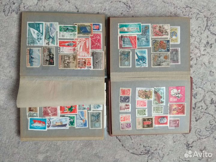 2 альбома с марками