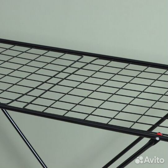 Сушилка для белья напольная складная 18 м, черная