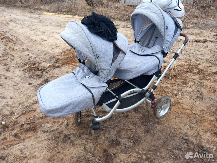Коляска для двойни 2 в 1