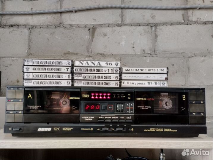 Кассетная дека вега 122
