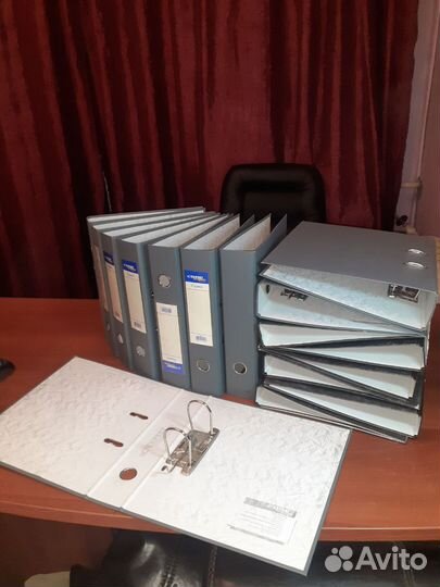 Папки с кольцами для офиса 16 штук