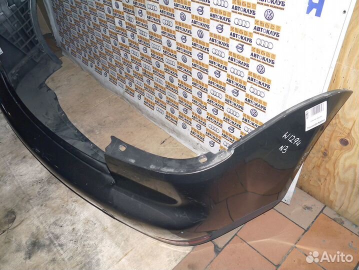 Бампер задний Touran 2007-2010 рестайлинг коричнев