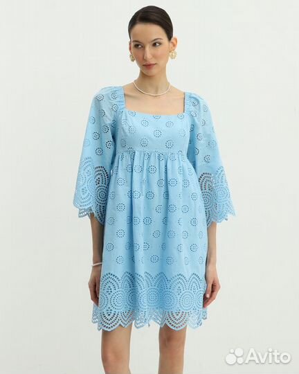 Блуза шифоновая, платье из ажурного кружев