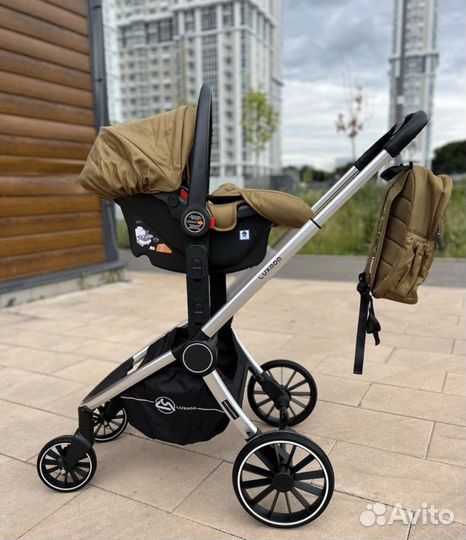 Коляска 3 в 1 Люксмам 780