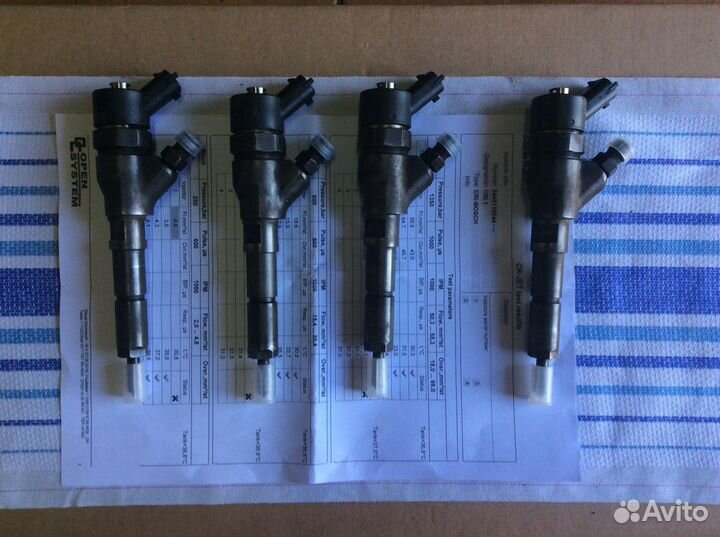 Форсунки 0445110239 на форд фокус