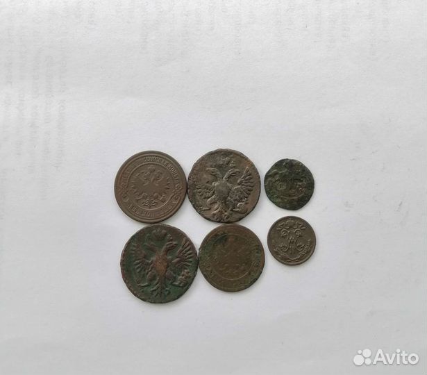 Медные монеты Российской империи